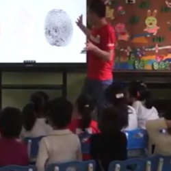 幼儿园大班科学领域《神奇的指纹》公开课视频