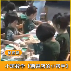 小班数学活动《糖果店的小帮手》优质公开课视频