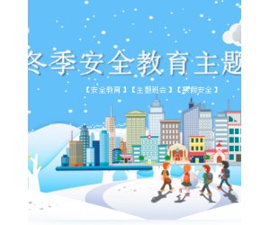 幼儿园课件《冬季安全教育主题班会》PPT下载
