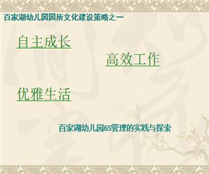 幼儿园园长管理培训《精细化管理交流》PPT课件下载